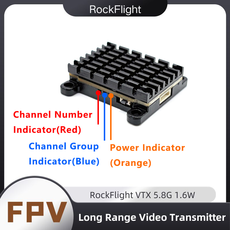 جهاز إرسال RockFlight TX663 VT - مراجعة Drone Racing Vtx وسعره