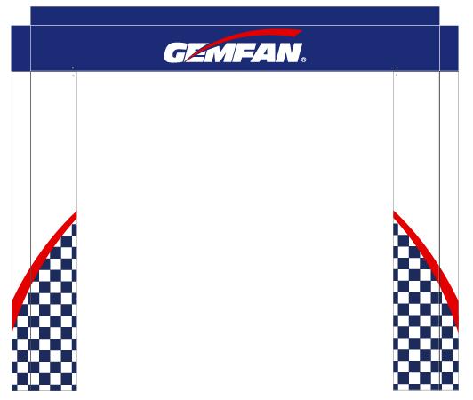 Gemfan152 * 152 سنتيمتر 5X5FT  - مراجعة Drone Racing Flag وسعره